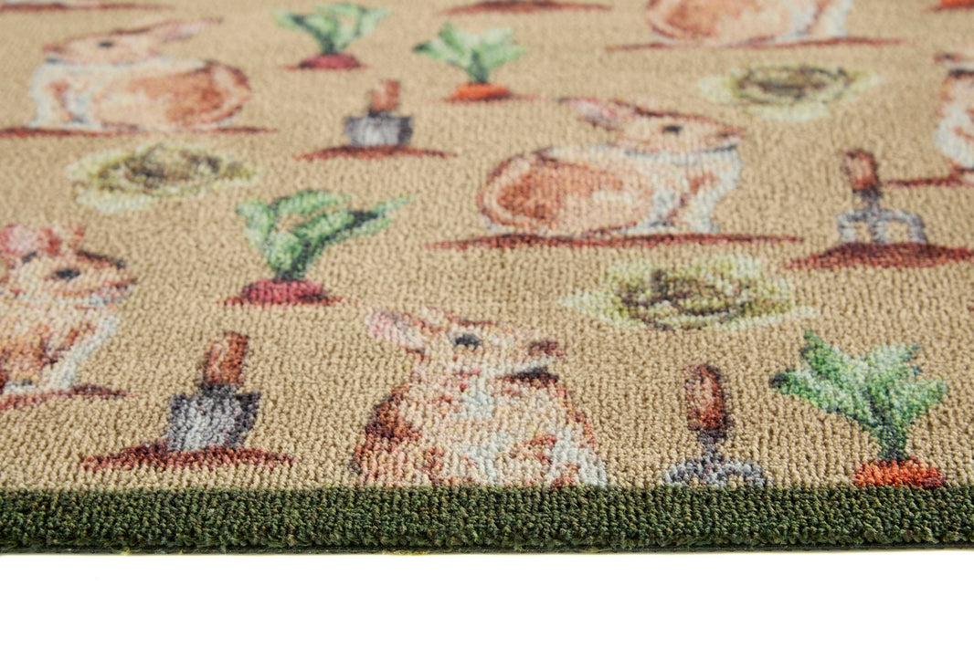 Allotment Rabbits Washable Door Mat
