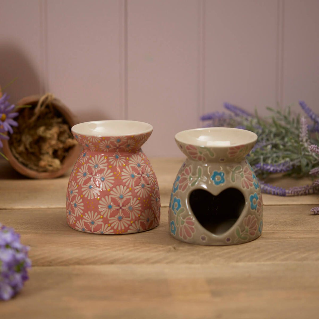 Heart Shaped Abstract Wax Melt Burner