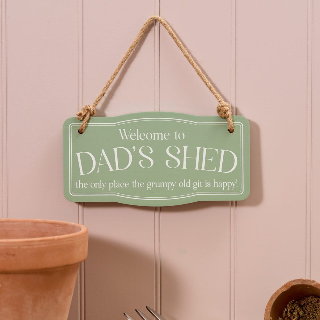 Dad's Shed Wooden Hanging Plaque