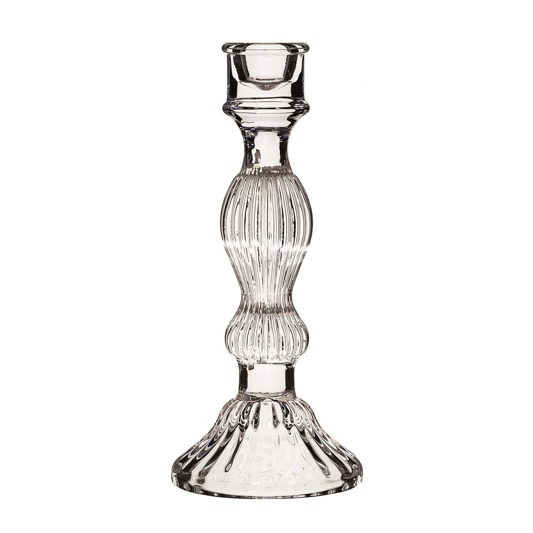 Vintage Style Glass Candle Holder