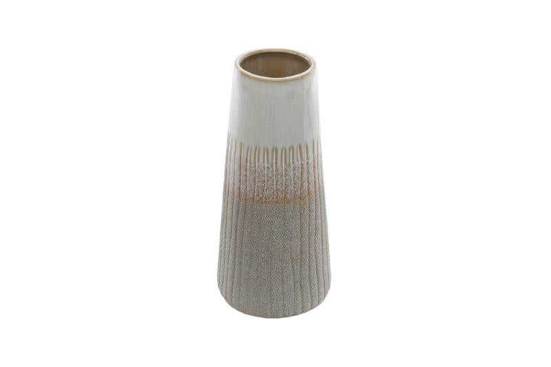 Grey Glazed Sandstone Vase