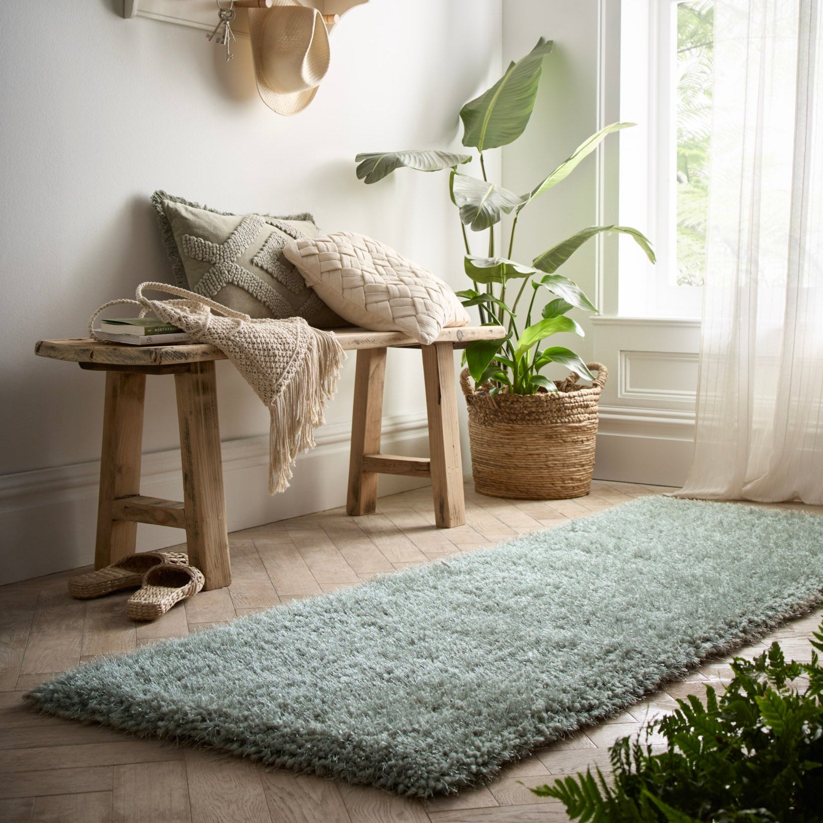 Origins Chicago Hand Tufted Rug - Sage Green
