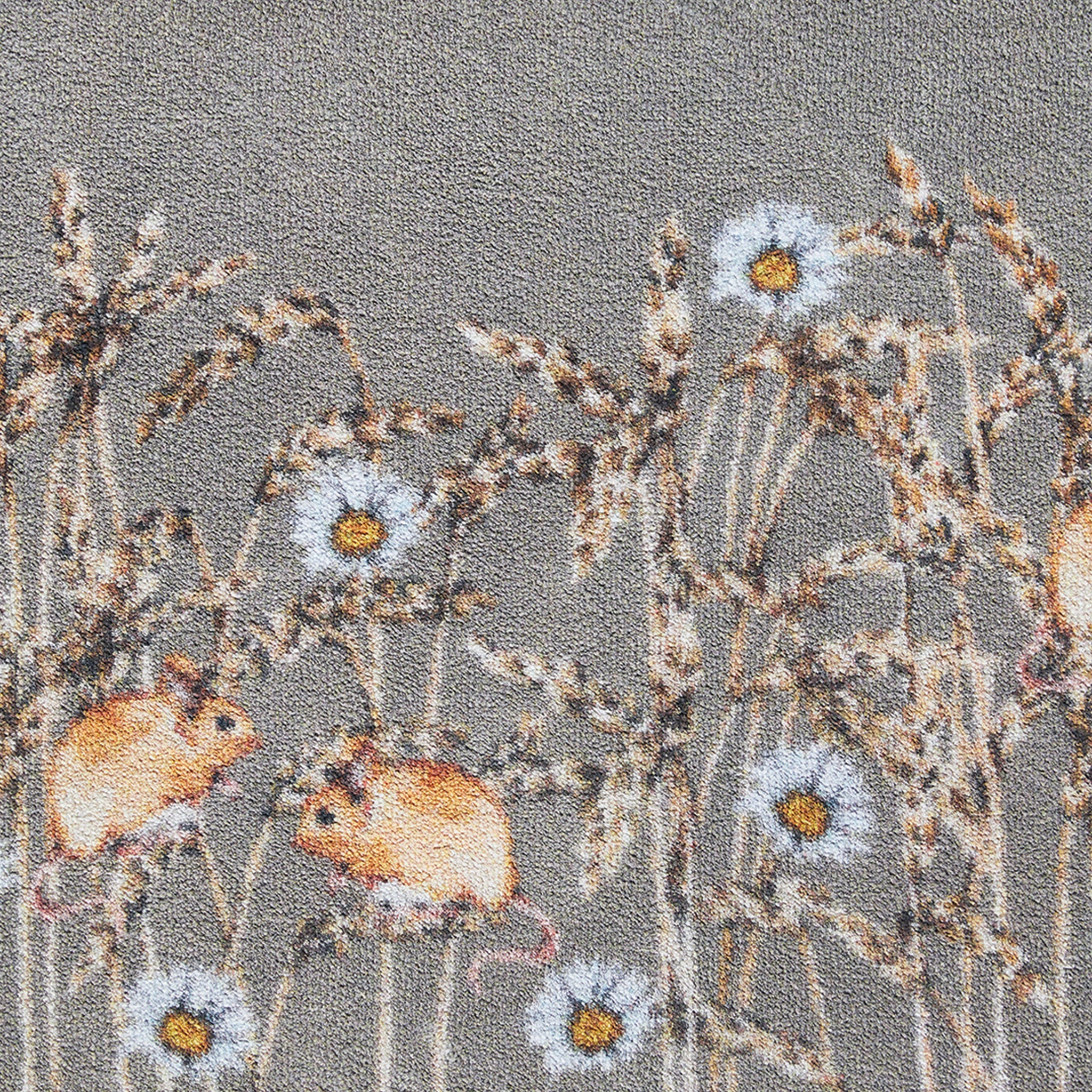 Country Field Mice Washable Door Mat