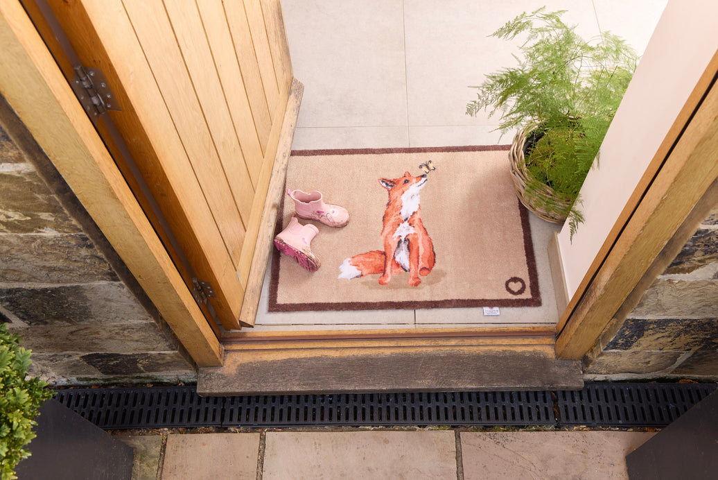 Curious Fox Washable Door Mat