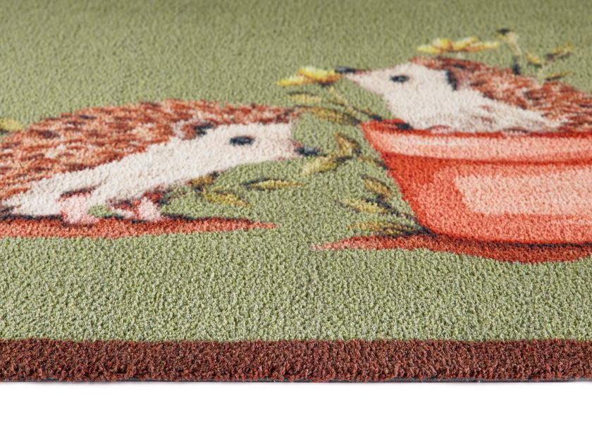 Hug Rug Washable Door Mat - Hedgehog Friends