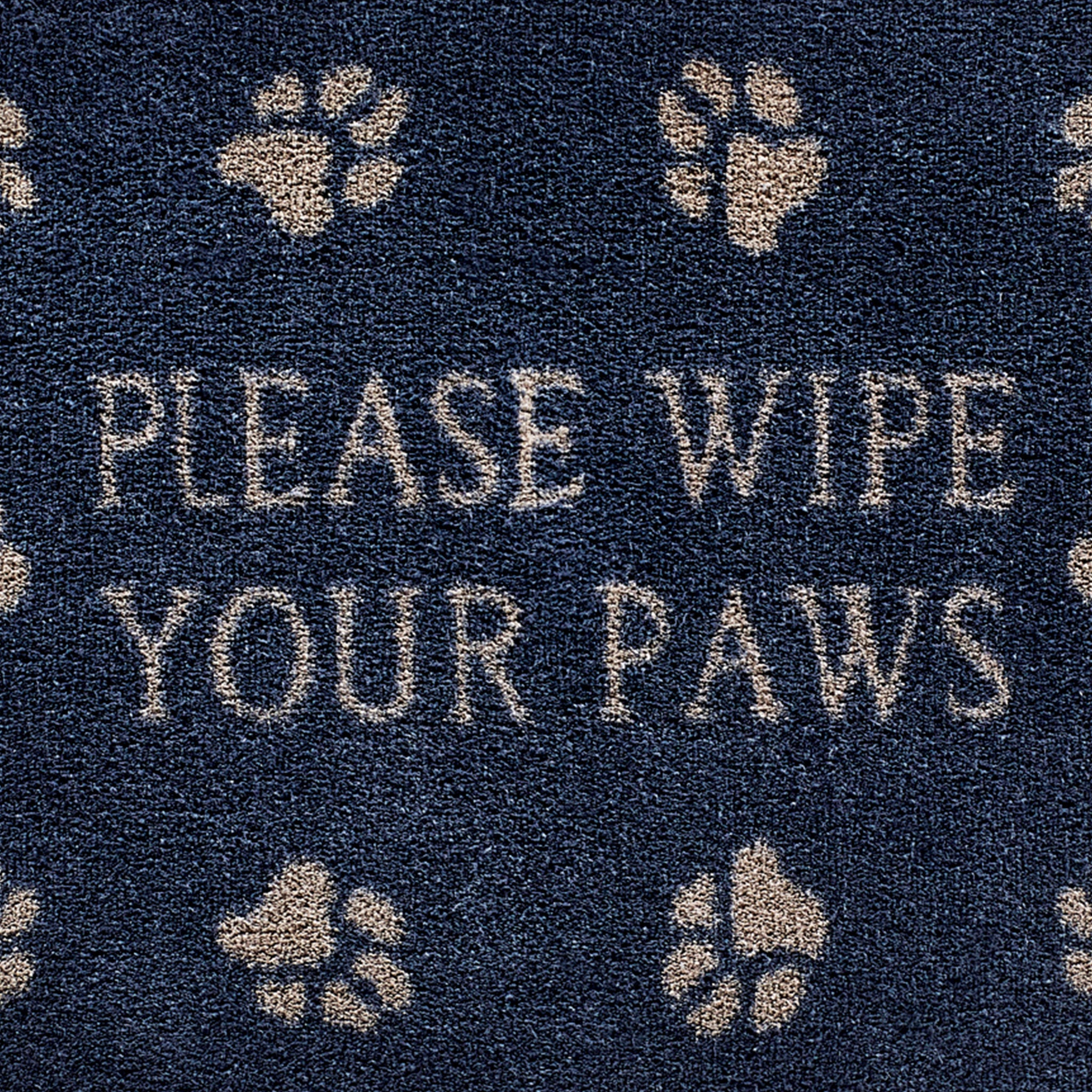 Please Wipe Your Paws Washable Door Mat
