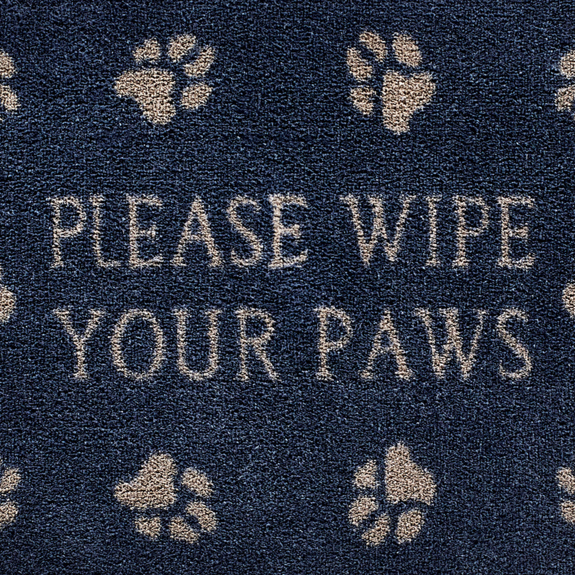 Please Wipe Your Paws Washable Door Mat
