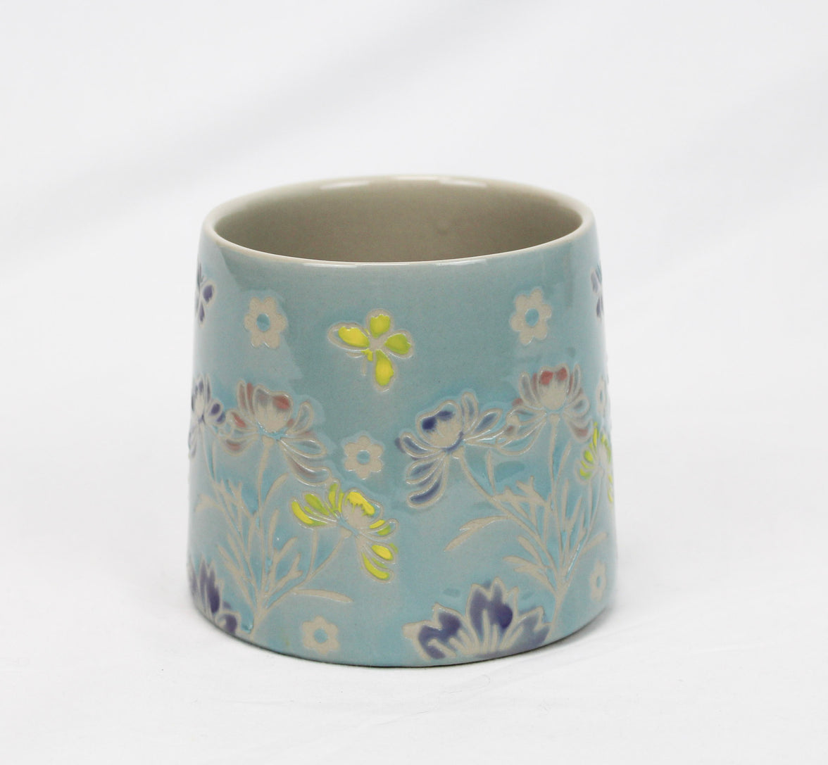 Debossed Abstract Design Mug