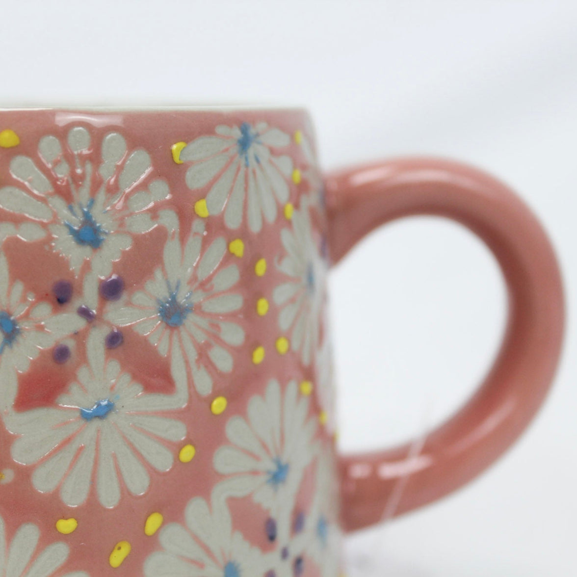 Debossed Abstract Design Mug