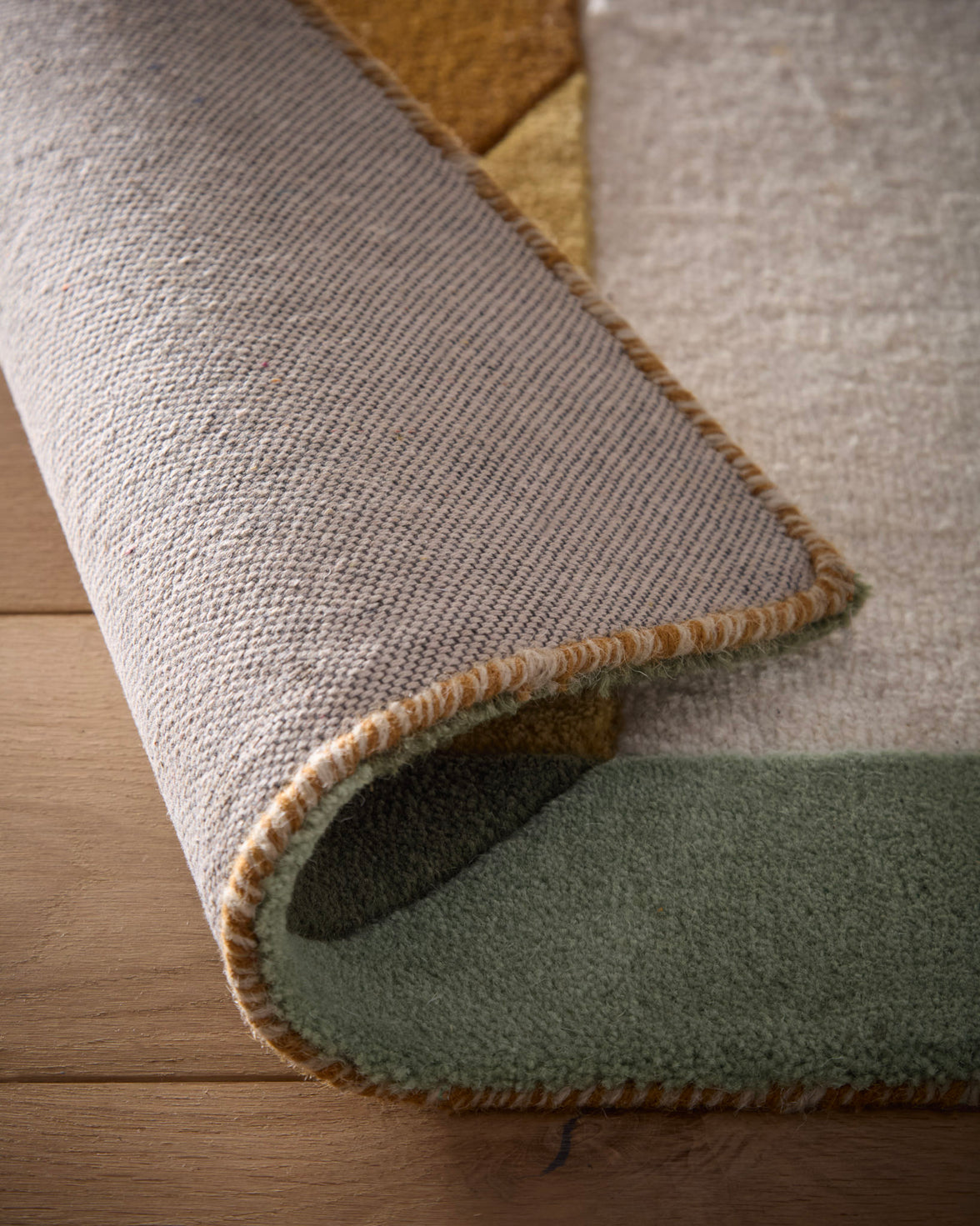 Origins Art Deco Retro Design Rug - Teal Blue