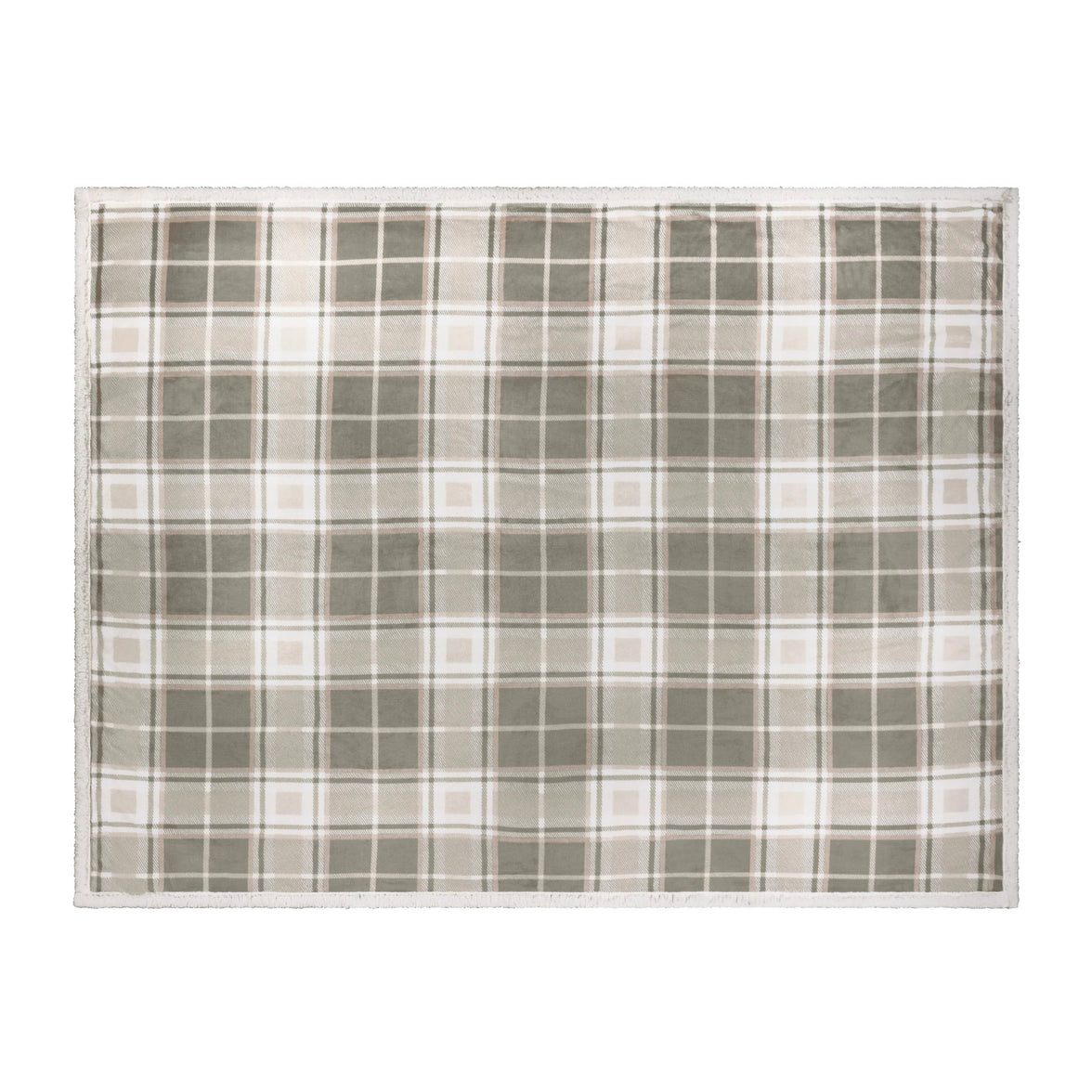 Braemar Tartan Sherpa Fleece Throw