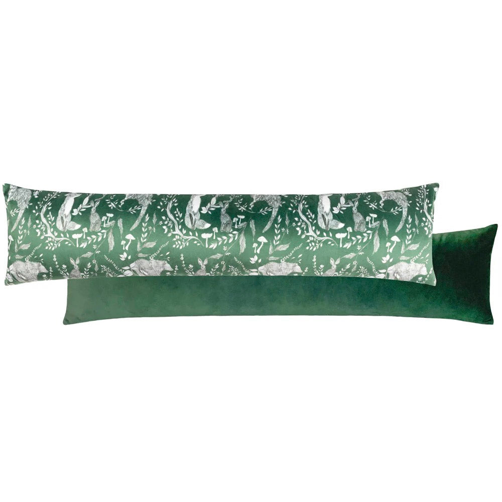 Woodland Forest Green Draught Excluder
