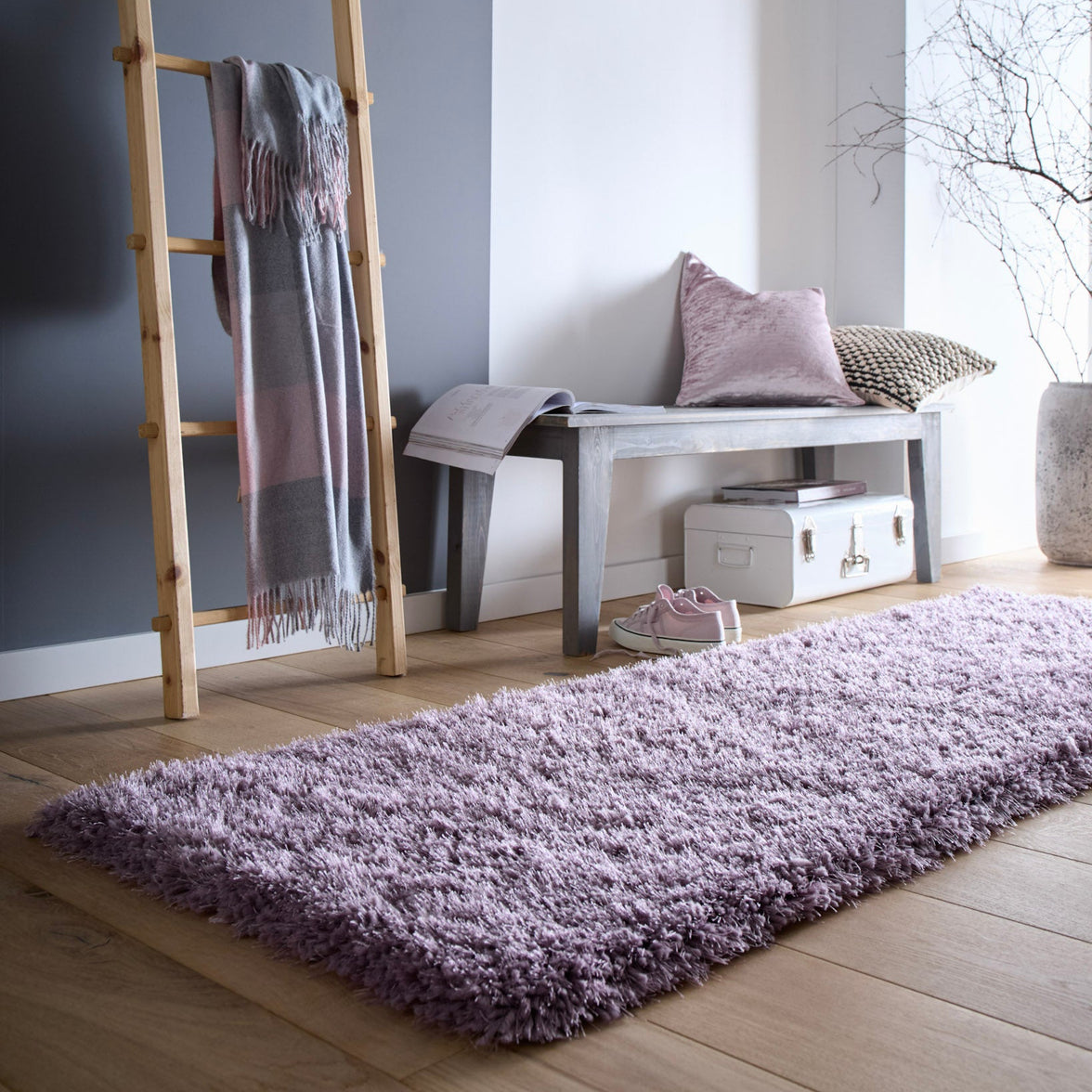 Origins Chicago Handed Tufted Rug - Lavender