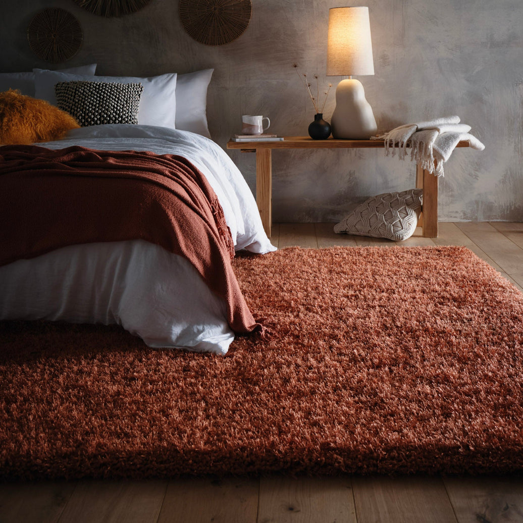 Origins Chicago Hand Tufted Rug - Burnt Orange