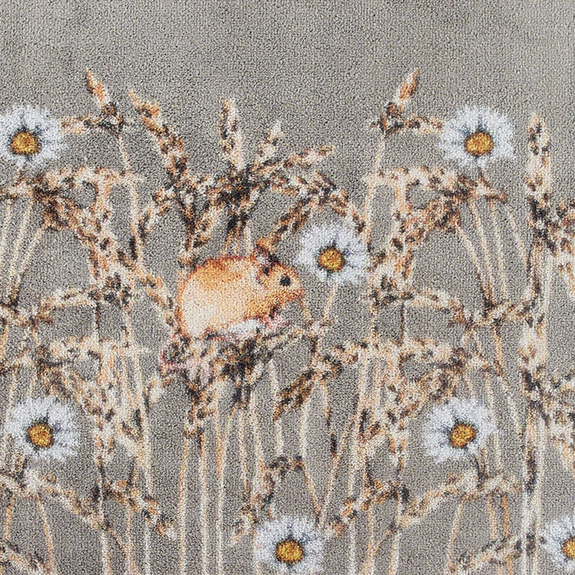 Country Field Mice Washable Door Mat