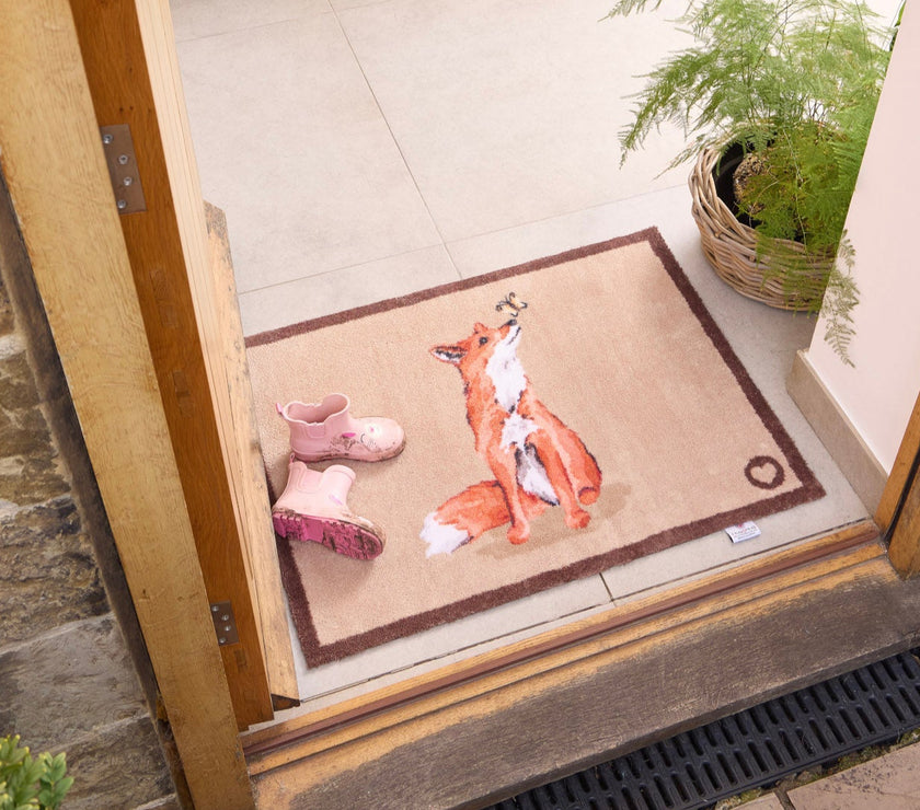 Hug Rug Washable Door Mat - Ginger Fox