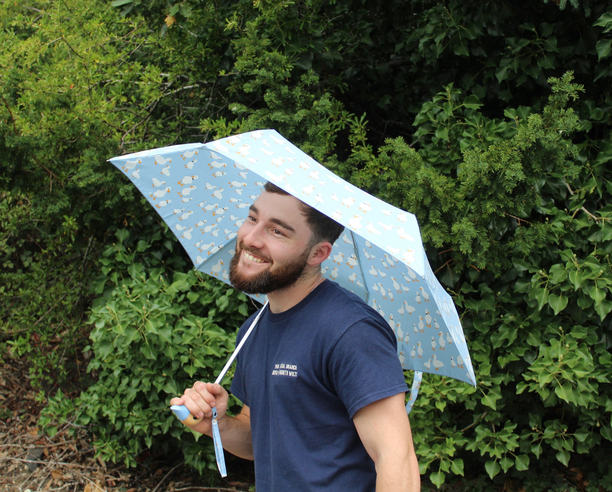 Cute Ducks UV Resistant Compact Umbrella
