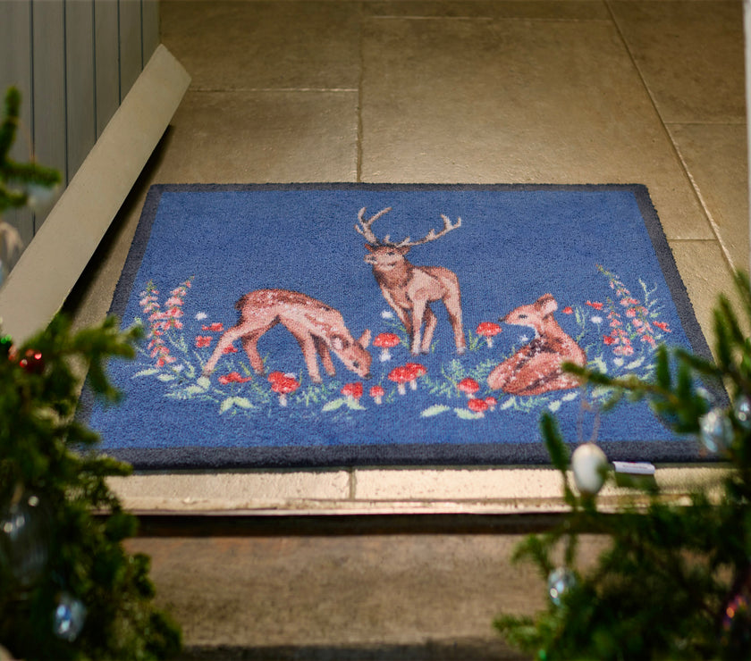 Hug Rug Washable Door Mat - Meadow Deer