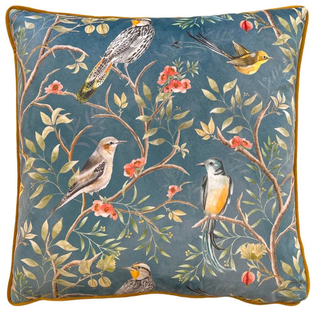 Chinoiserie Oriental Birds Cushion
