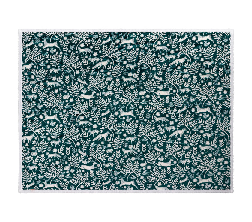 Winter Woodland Sherpa Throw