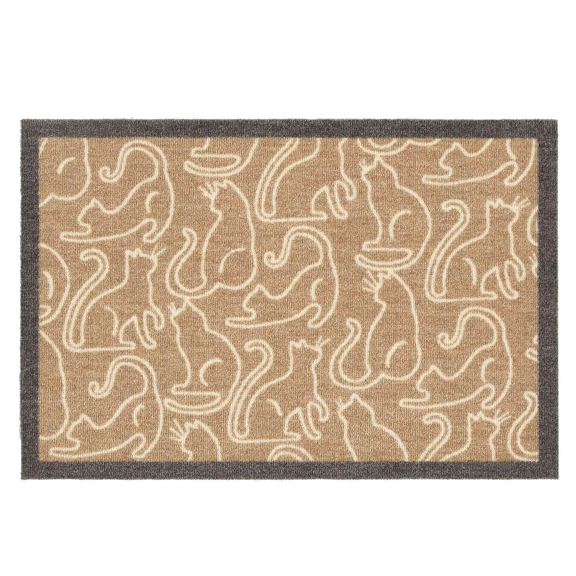Cats Washable Nylon Doormat
