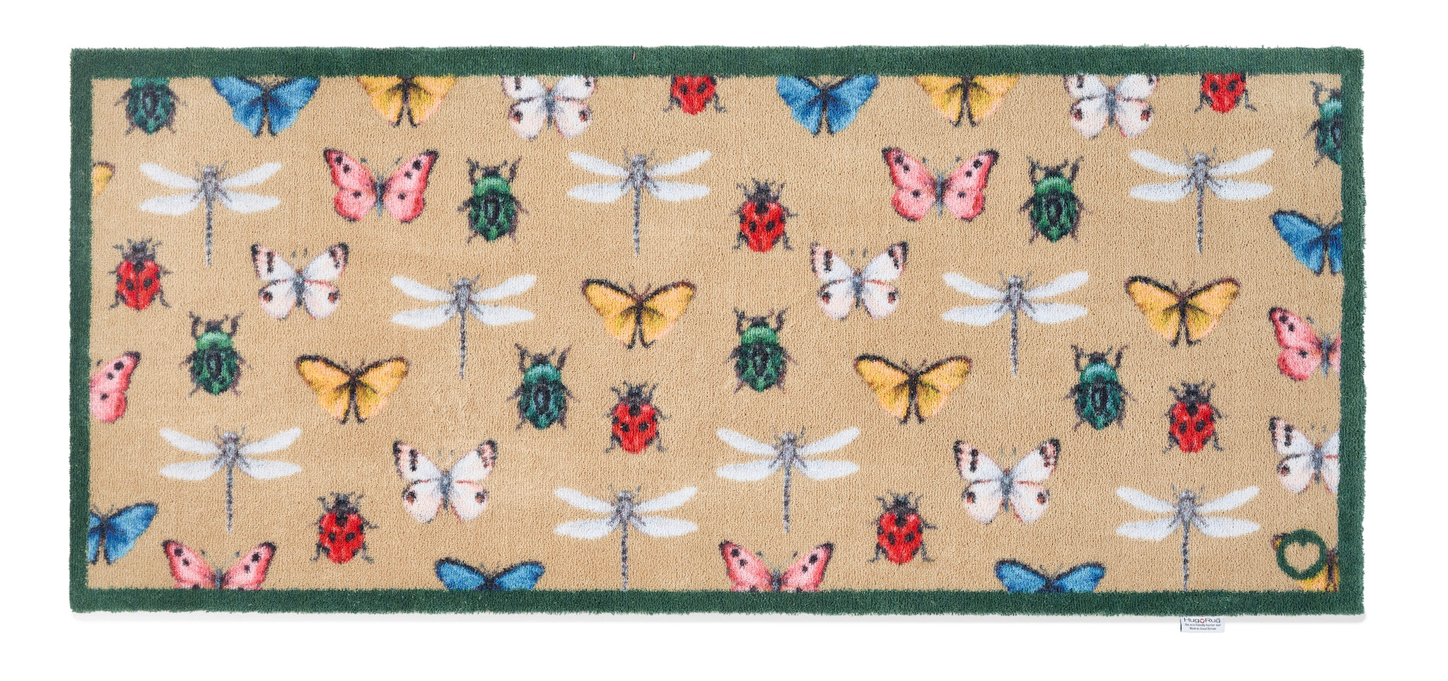 Bugs & Butterflies Washable Door Mat