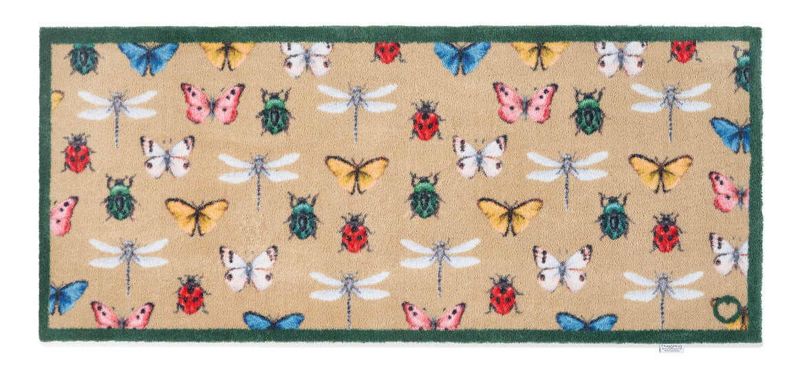 Bugs & Butterflies Washable Door Mat