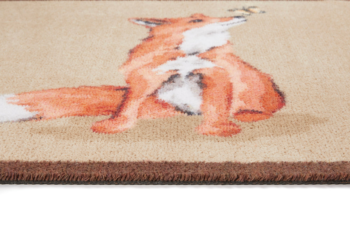 Curious Fox Washable Door Mat