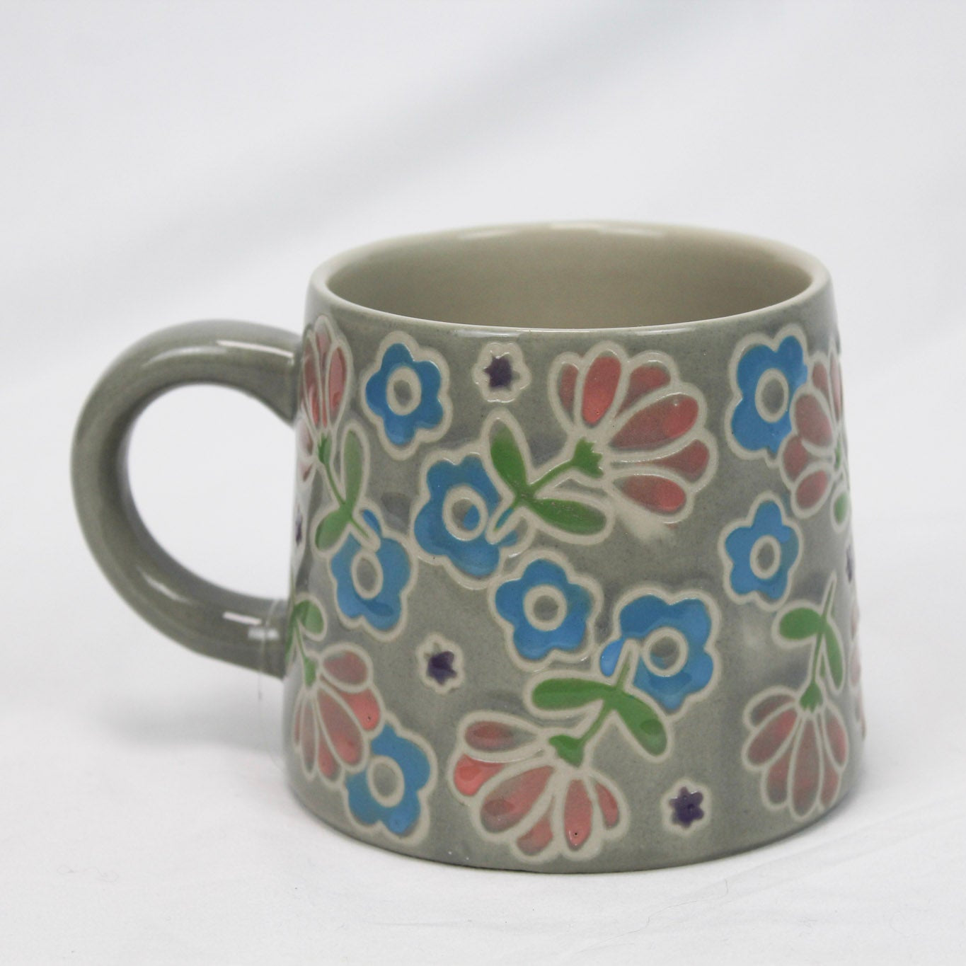 Debossed Abstract Design Mug