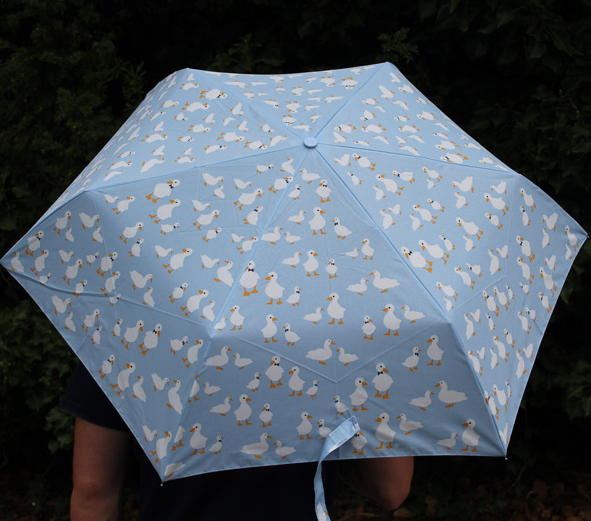 Cute Ducks UV Resistant Compact Umbrella