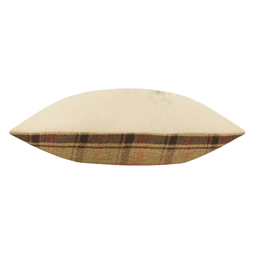 Countryside Mice Reversible Check Cushion