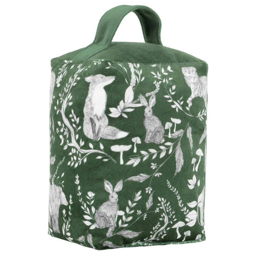 Woodland Forest Green Door Stop