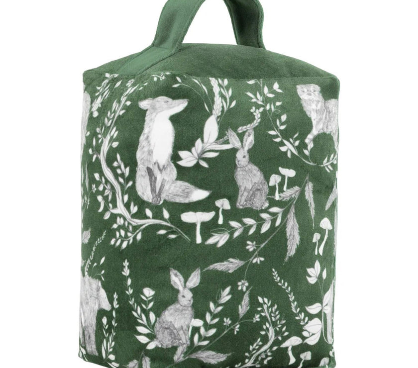 Woodland Forest Green Door Stop