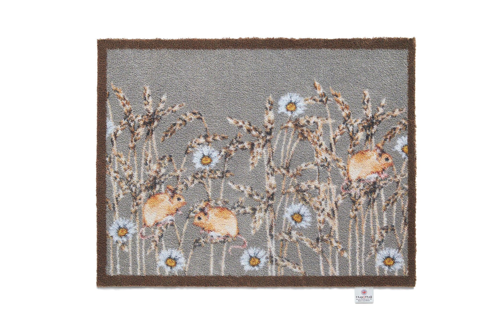Country Field Mice Washable Door Mat