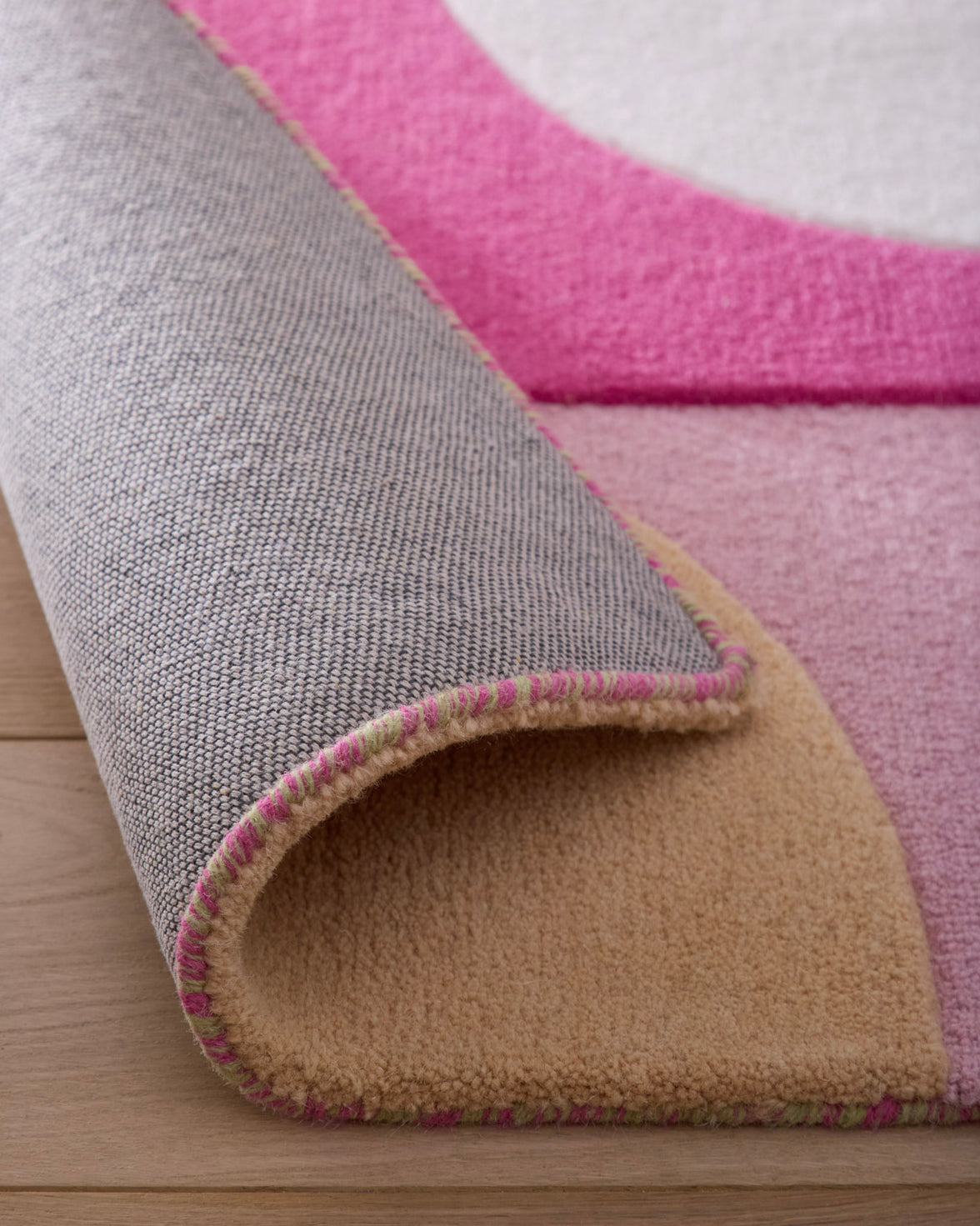 Origins Art Deco Retro Design Rug - Pink