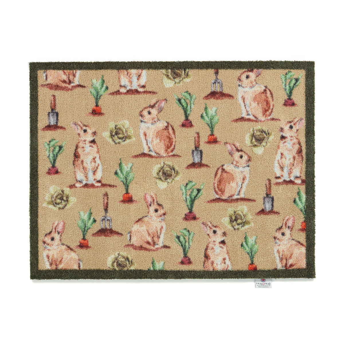 Allotment Rabbits Washable Door Mat