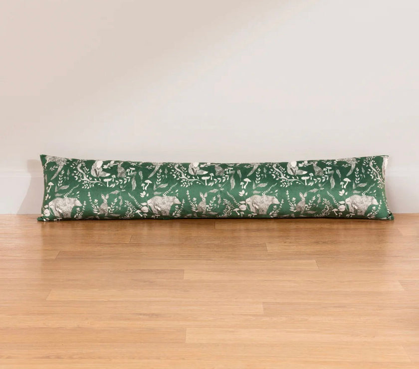 Woodland Forest Green Draught Excluder
