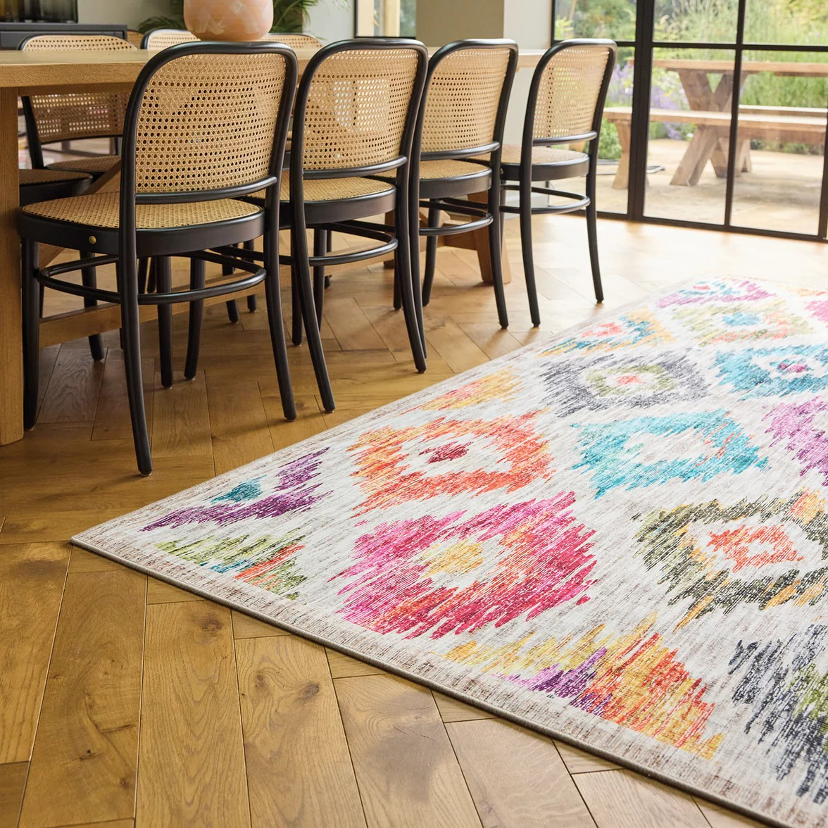 Hug Rug 'Painted Ikat' Eco-Washable Rug