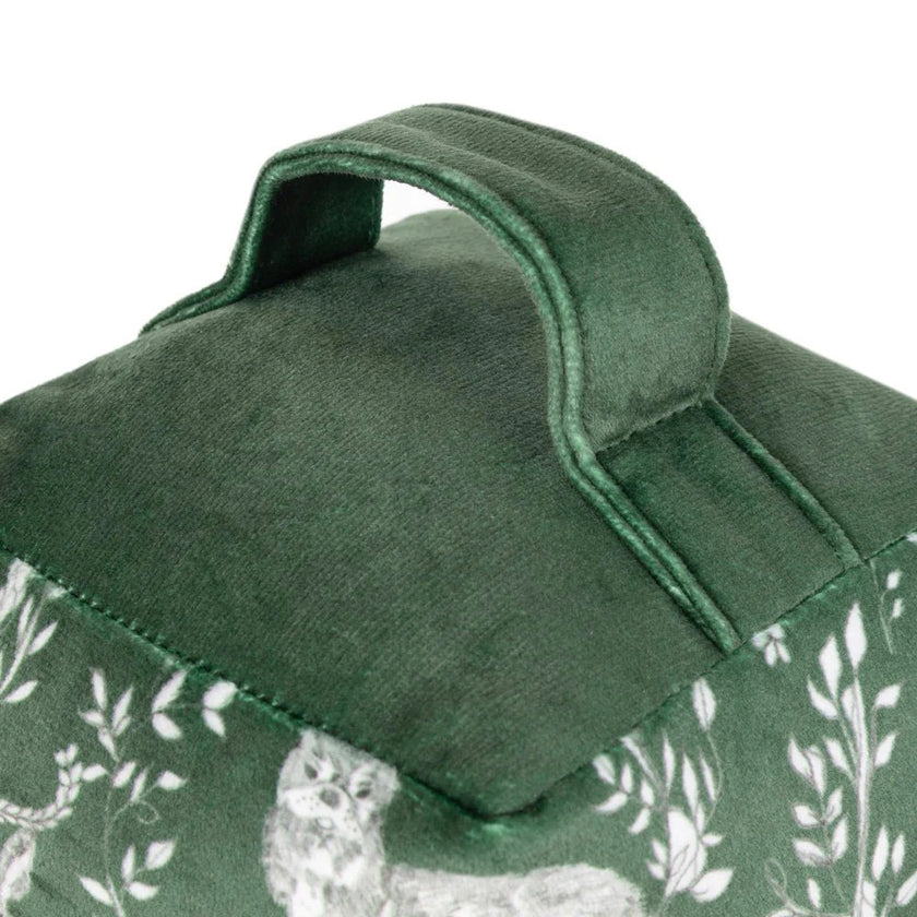 Woodland Forest Green Door Stop