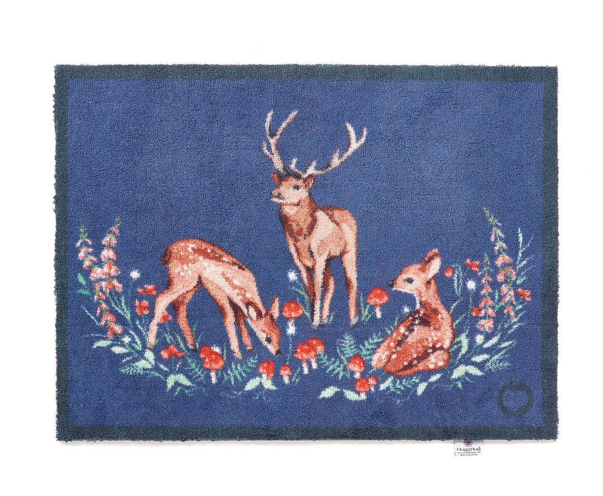 Meadow Deer Washable Door Mat