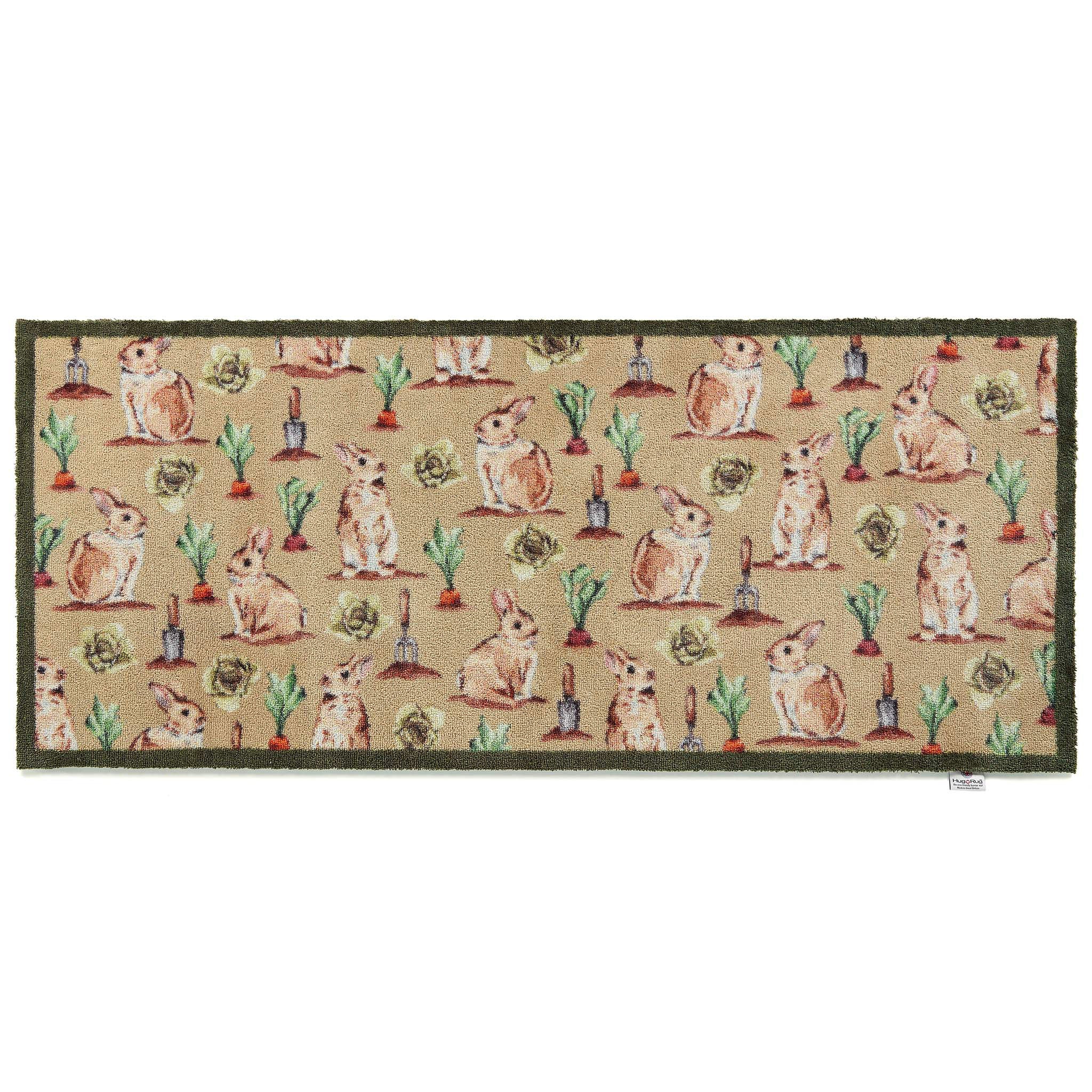 Allotment Rabbits Washable Door Mat