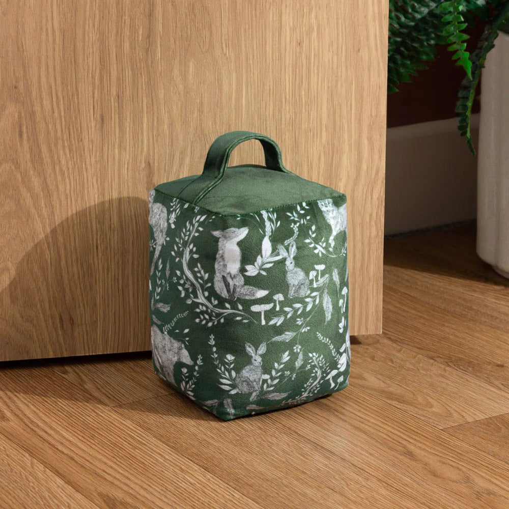Woodland Forest Green Door Stop