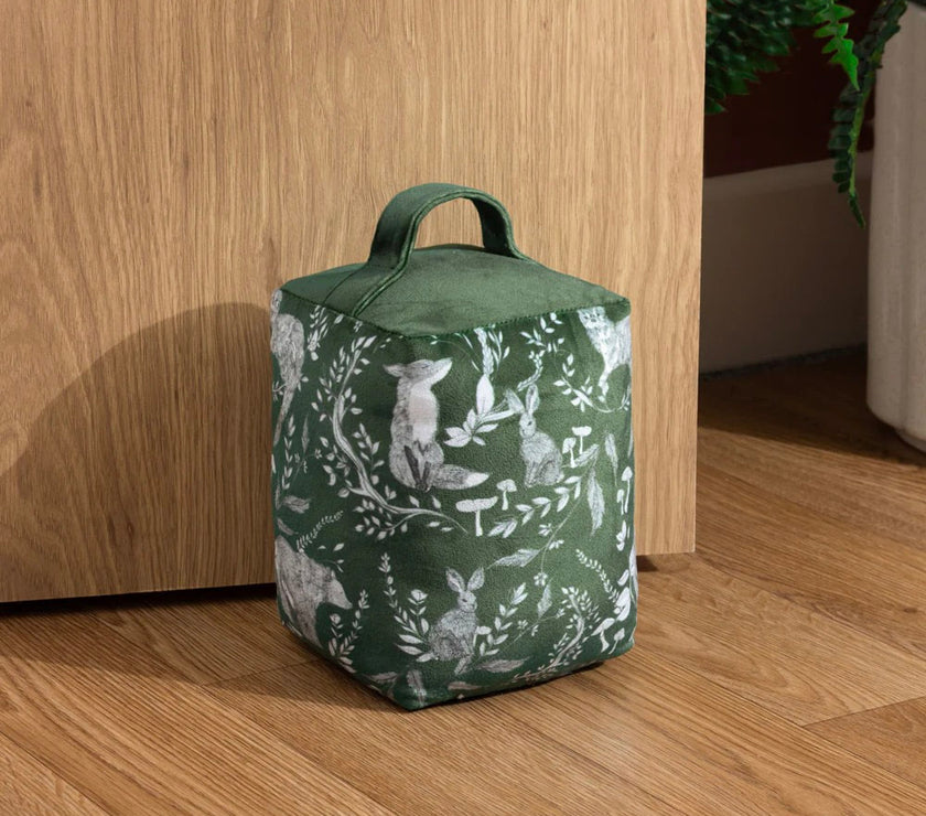 Woodland Forest Green Door Stop