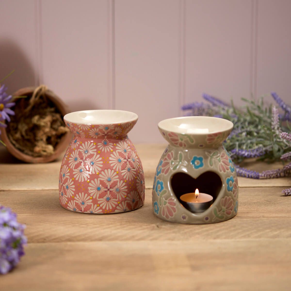 Heart Shaped Abstract Wax Melt Burner