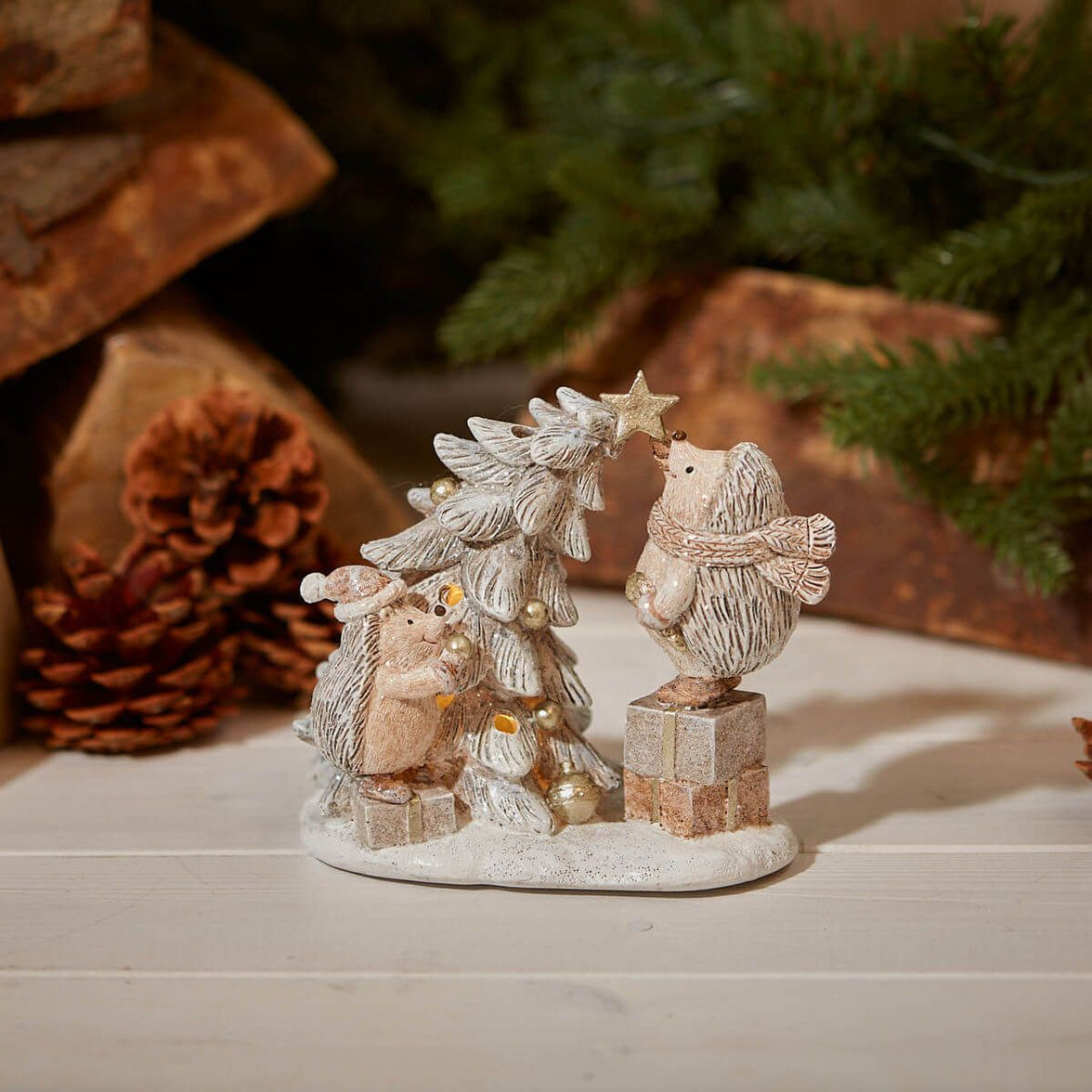 Christmas LED Hedgehog Ornament