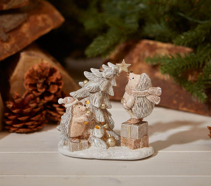 Christmas LED Hedgehog Ornament