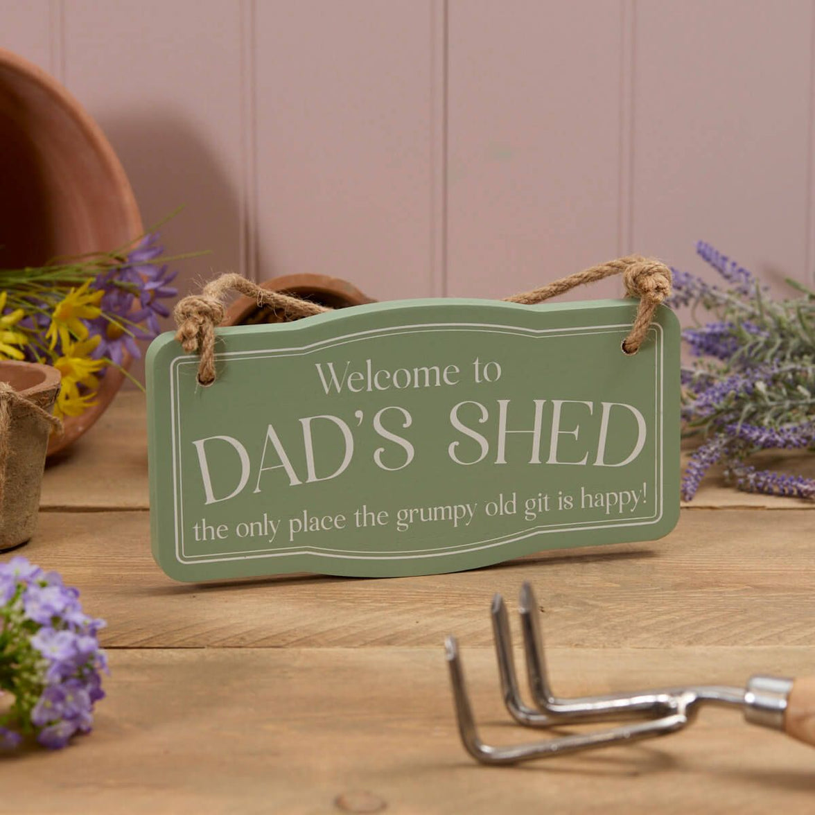 Dad's Shed Wooden Hanging Plaque