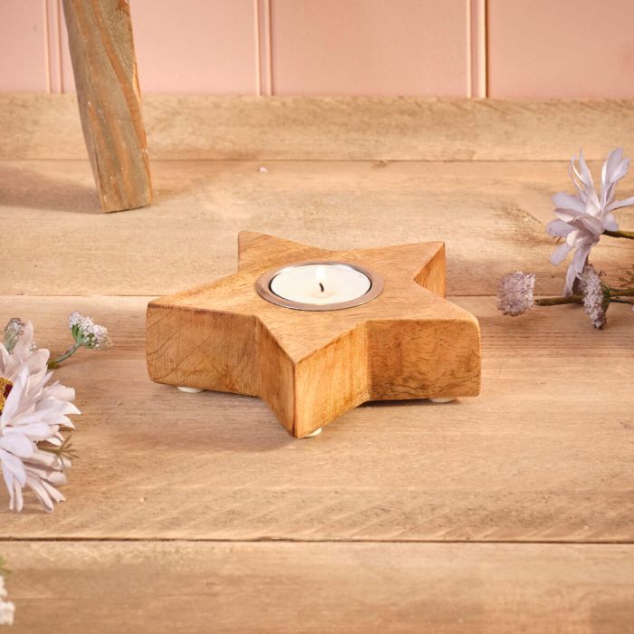 Star Shaped Tealight Holder