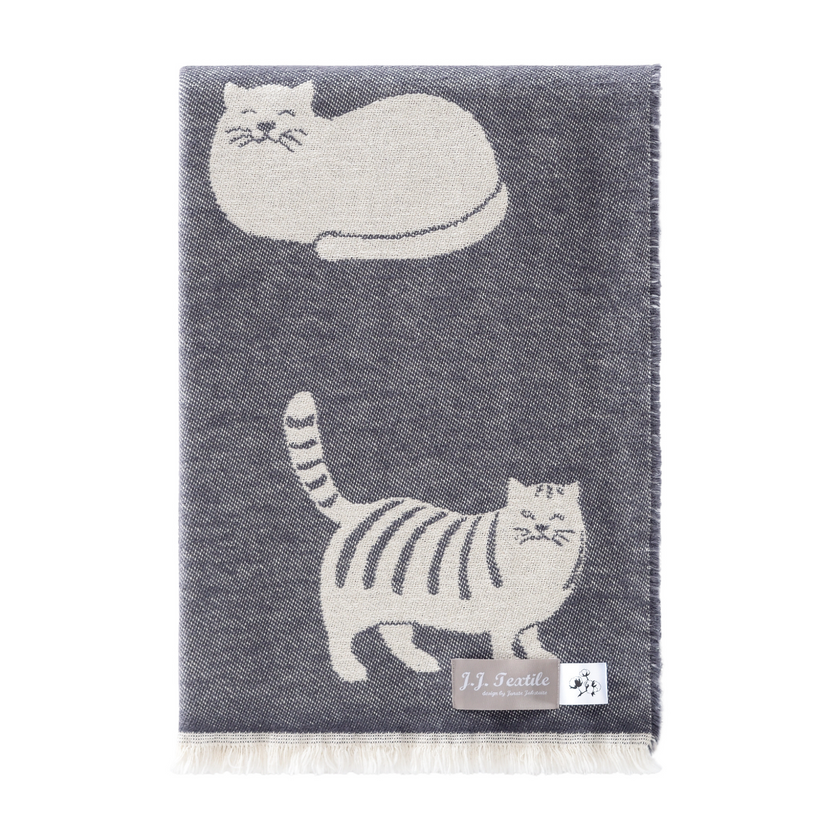 Comfy Cats Pure Cotton Throw