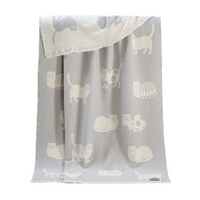 Comfy Cats Pure Cotton Throw